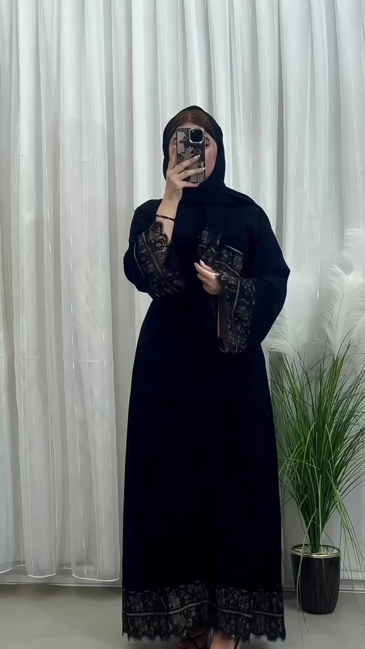 عبايه • شال • مقاسات ٣٨–٤٨