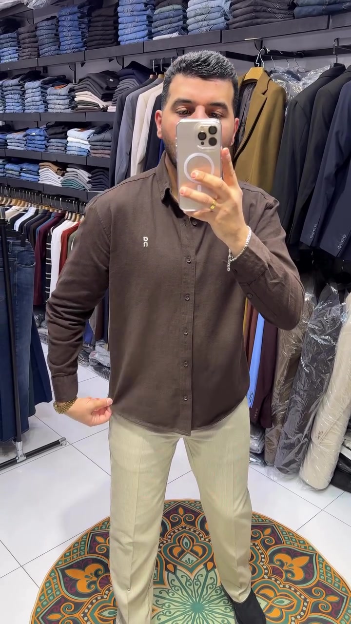 قميص قطن ١٠٠٪ • ٨ ألوان • قياسات S-XXL