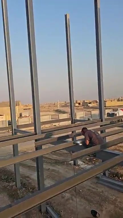 ***********
#شركة_الفاروق_للهياكل_الحديديه_والمقاولات 
جزء من اعمالنا في محافظة ميسان مدينة #العماره
