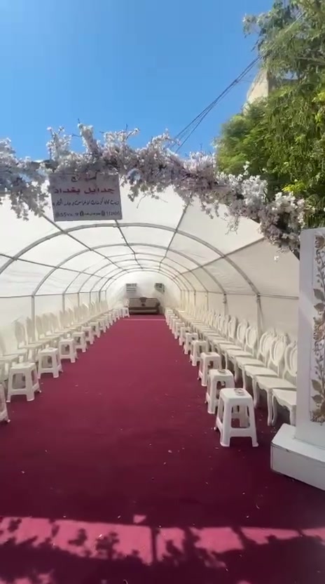 من اعمال مجمع جدايل بغداد لهذا اليوم .... نصب جادر خطوبه 
ااالف مبروك 
… للحجز ***********
