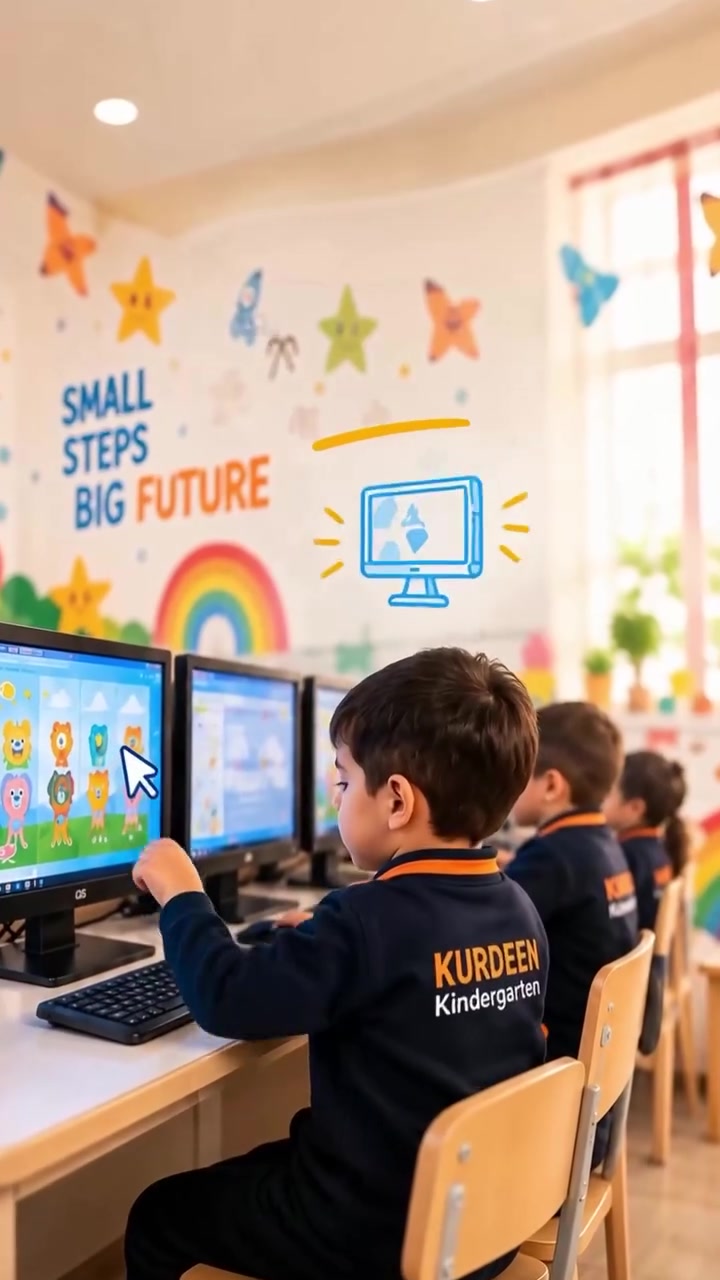 💻📱 التكنولوجيا جزء من تعلّم أطفالنا في كوردين! ✨

🖥️ Smart Board تفاعلي
💻 مختبر كمبيوتر
📱 تطبيق كوردين لمتابعة الطفل والتواصل مع المعلمة والإدارة.

🌱 نتعلم اليوم… لنستعد للمستقبل. 🤍

📢 سجّلوا أطفالكم الآن – المقاعد الأخيرة في روضة كوردين!
📞 للتسجيل والاستفسار: ***********

⸻

💻📱 تەکنەلۆژیا بەشەکە ژ فێربوونا زارۆکێن مەیە ل باخچەیا کوردین! ✨

🖥️ Smart Board کارلێکەر
💻 لابا کۆمپیوتەری
📱 ئاپا کوردین بۆ دیڤچوونا زارۆکی و پەیوەندیێ دگەل مامۆستا و رێڤەبەرا باخچەی .

📢 نوکە زاروکێن خو ل باخچێ کوردین توماربکەن– جهێن دوماهیێنە!
📞 بۆ تۆمارکرن و پسیاران: ***********

⸻

💻📱 Technology is part of learning at Kurdeen! ✨

🖥️ Interactive Smart Board
💻 Computer Lab
📱 Kurdeen App for following your child and communicating with teachers and administration.

🌱 Learn today. Prepare for tomorrow. 🤍

📢 Enroll your child now – limited seats available!
📞 For registration & inquiries: ***********

#KurdeenKindergarten #ModernEducation #SmartBoard #ComputerLab #EducationalTechnology EarlyChildhoodEducation Duhok
