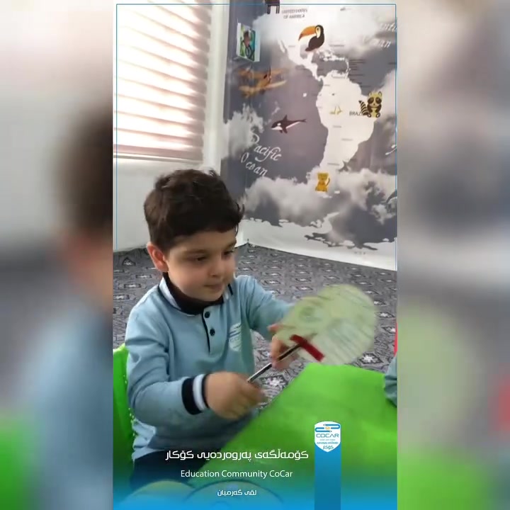 هەر ڕۆژێک لە باخچەکەی ئێمە، ئەزموونێکی نوێ و پرشنگدارە، 
ئەمڕۆش ڕۆژی ناسینی هەستەکان بوو لەگەڵ زیرەکە بچکۆلەکانمان
بە یاری و خەندەوە، هەنگاو بەرەو فێربوون و گەشەکردن دەنێین.

بەسەرپەرشتی م.سۆما
