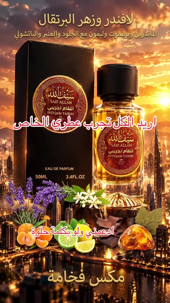 انتقام تجريبي • عطر نسائي خرافي • ثبات ٦-١٢ ساعة