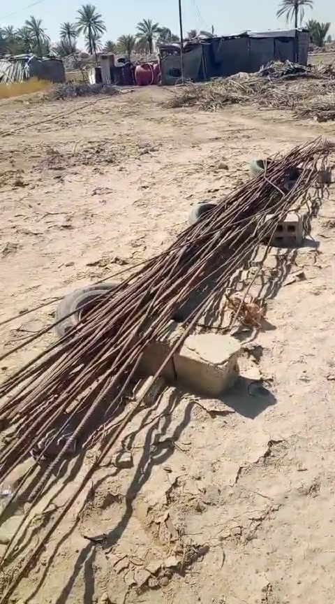 السلام عليكم شيش تسليح 5 وزنات ونص 
الطول 7 م  العنوان جبله ***********
