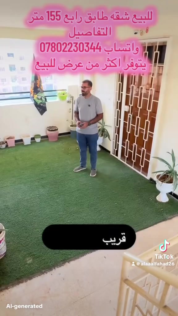 *********** واتساب 
للبيع طابق اخير 155 متر
