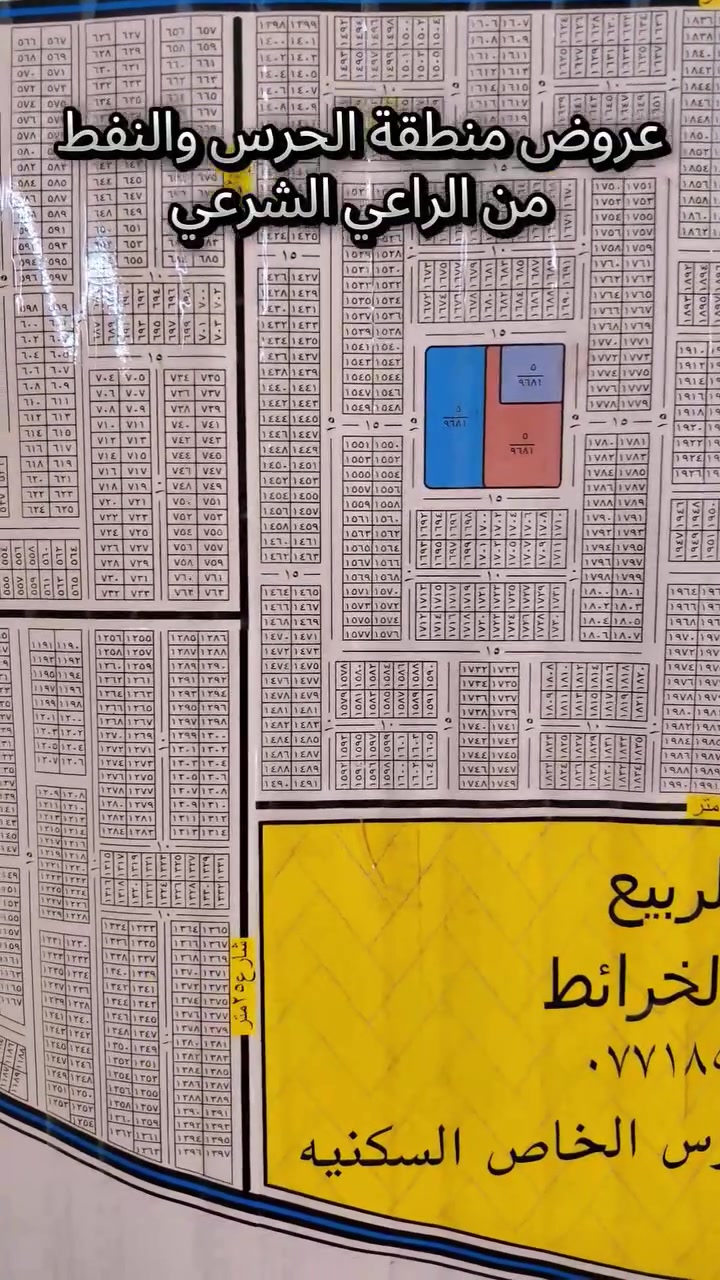 منطقة الحرس والنفط • طابو صرف • قرض الاسكان