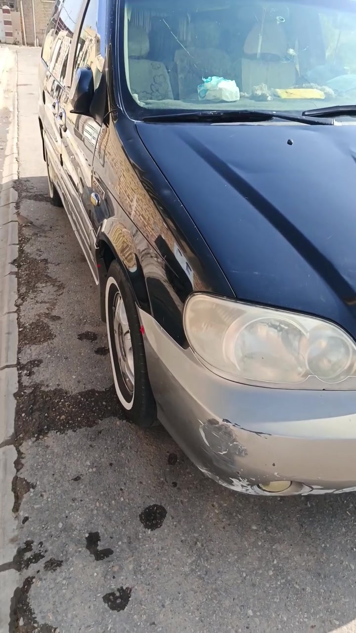 للبيع كيا سيدونا كاز أوتو ٢٠٠٥ جاهزه الأخير كامره شاشه ريموند سنتر لك صبغ الجاملغات ألورى فقط السعر ٧٥ مكاني كوت قضاء الحي ٠٧٧٣٢١١٩٣٢/ *********** خاص ماكو تحياتي
