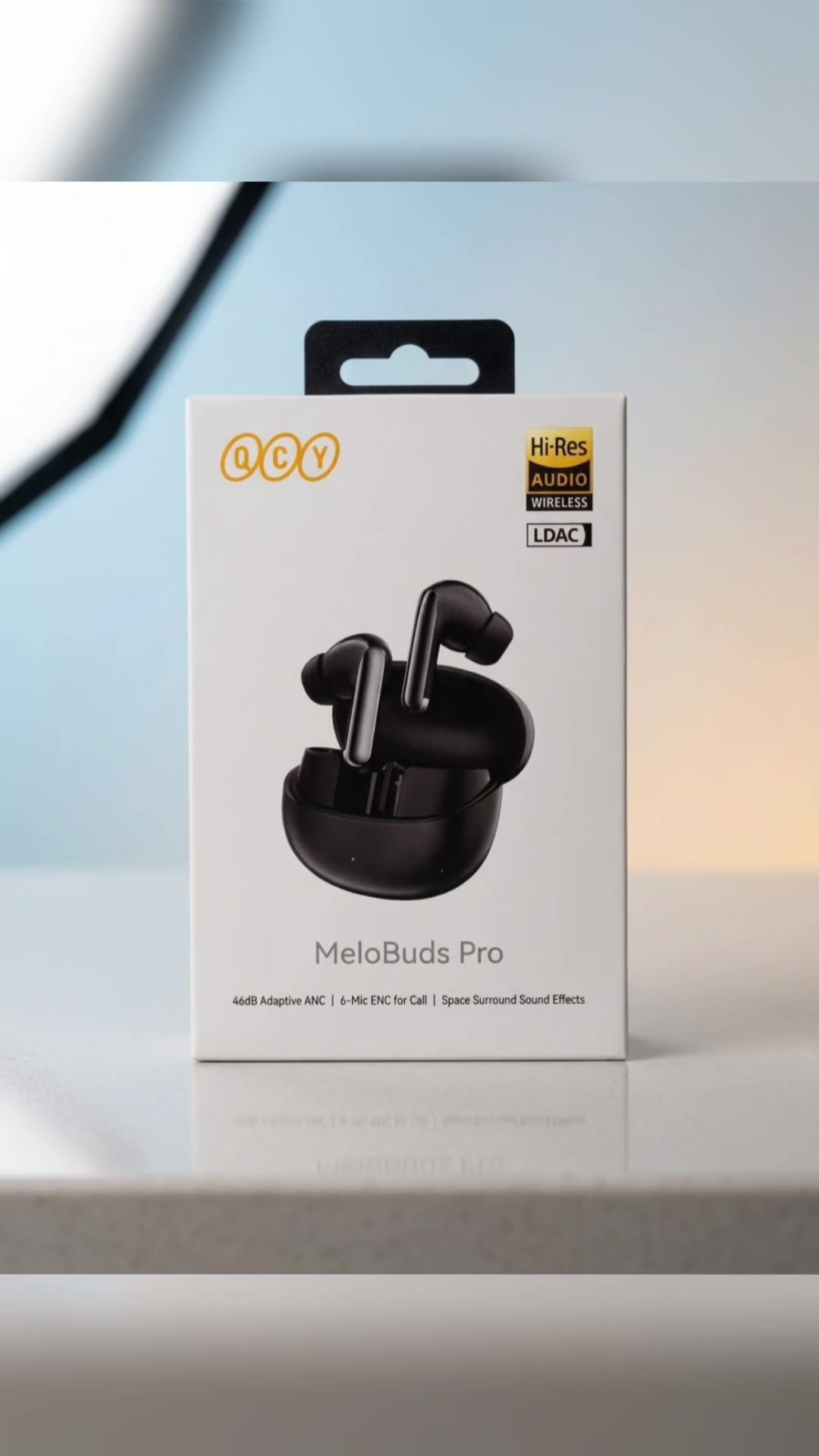 QCY MeloBuds Pro • عزل ٤٦ ديسيبل • ٣٤ ساعة