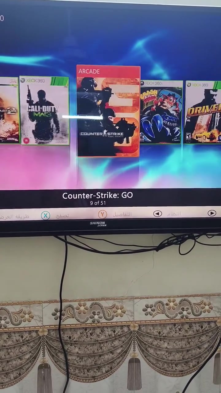 متاح xbox360 مهكر جهاز استخدام شهرين مكفول من كلشي تاخذه بضمانتي بيه جوستكات 2 وبيه 51 لعبه جان محمل 258 لعبه وحذفت منهن
السعر 125 وبي مجال 
مكان مدينة الصدر 
هـ/***********
