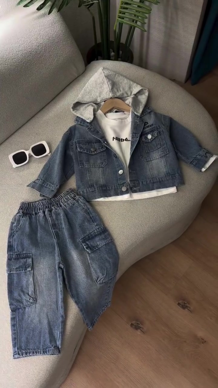 طقم جينز • ولادي • ١-٥ سنين