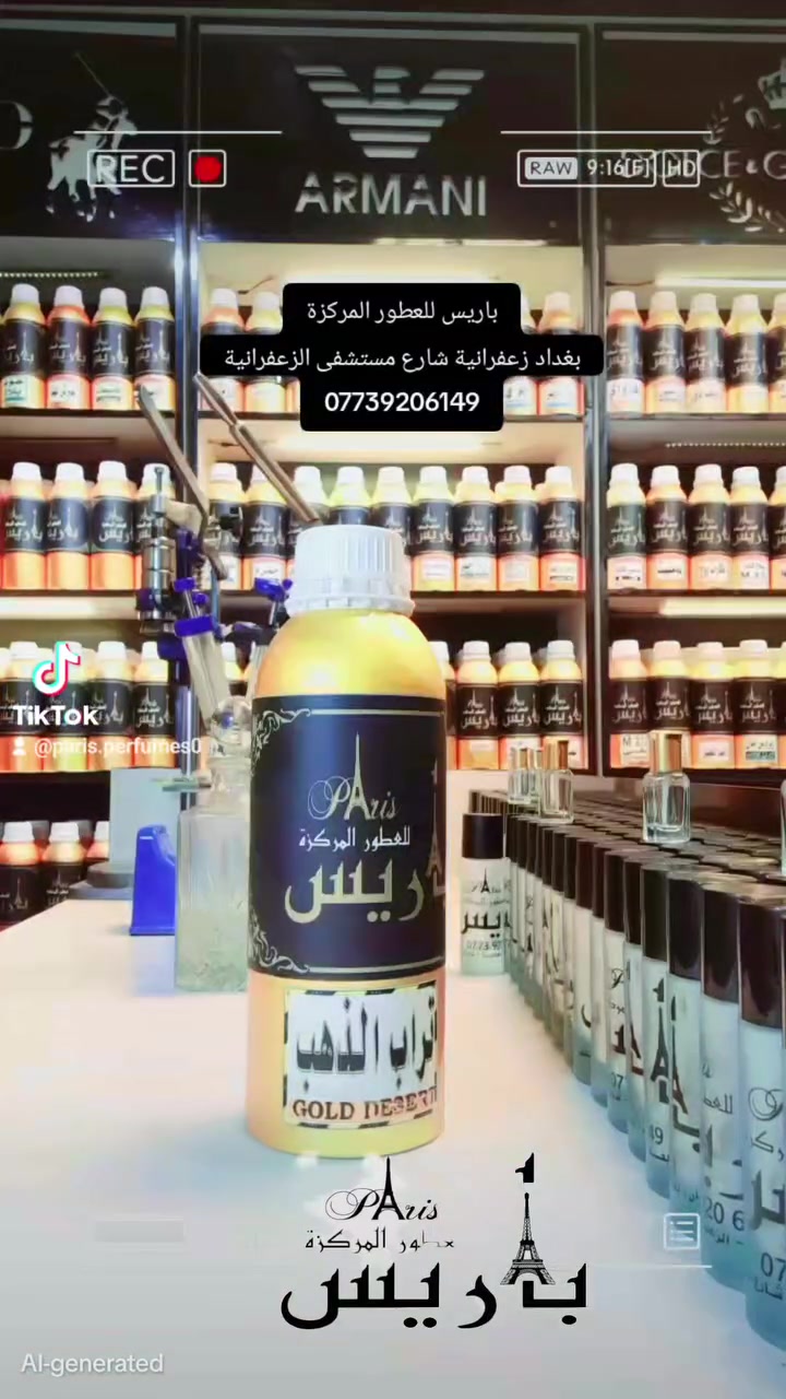 عطر تراب الذهب...

عطر ترابي رائع وجذاب يتمتع برائحة أنيقة وساحرة وجذابة ويصنف من ضمن العطور الزهرية والفواكة التي تناسب الرجال والنساء...

يحتوي عطر تراب ذهب علي مجموعة من الروائح المبهجة ، حيث يبدأ عطر Turab Al Dhahab بأعلى المكونات الطازجة مع البرغموت الخفيف ، والليمون وعندما يبرد العطر تظهر رائحة المسك الأبيض في القاعدة الدافئة والعميقة ، أما العناصر الرئيسية التي دخل في تركيبة هي جوز الهند ، الحمضيات...

باريس للعطور المركزة
بغداد زعفرانية شارع مستشفى الزعفرانية
***********

https://www.tiktok.com/@paris.perfumes0?_t=8m6bojv5h6P&_r=1
