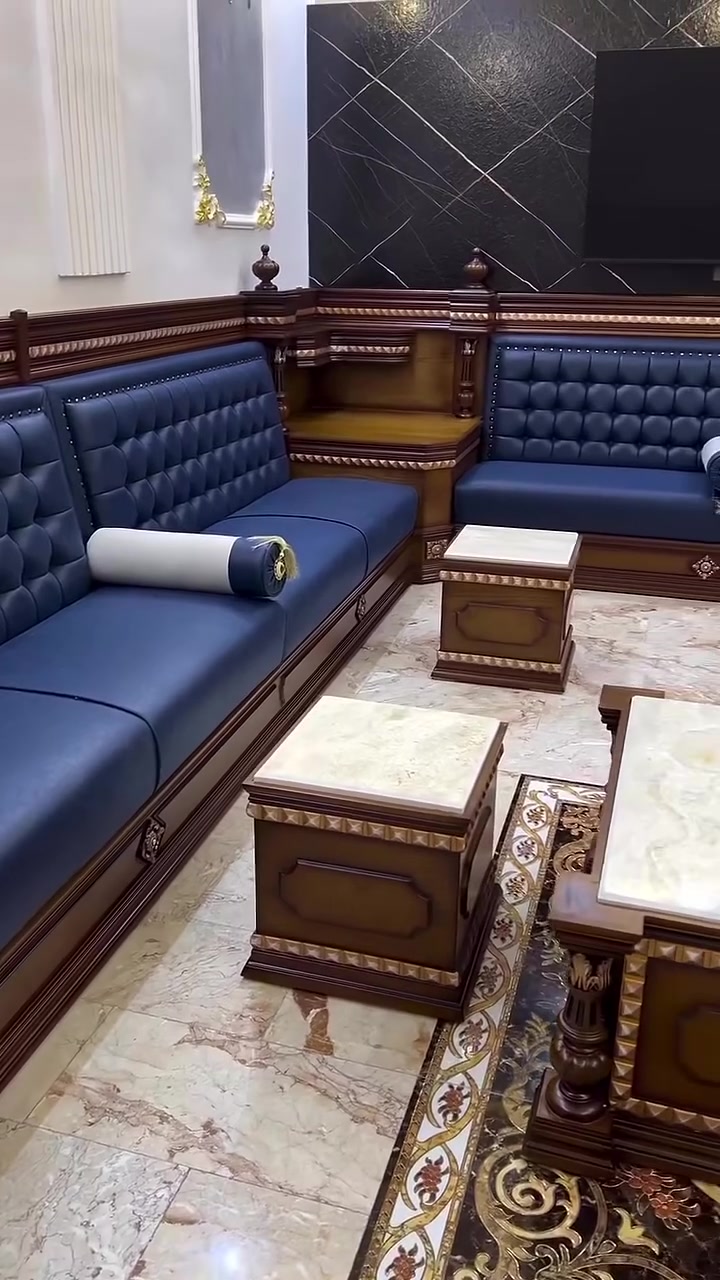 معمل الهيتي • تنجيد ديوان • ألوان مختلفة