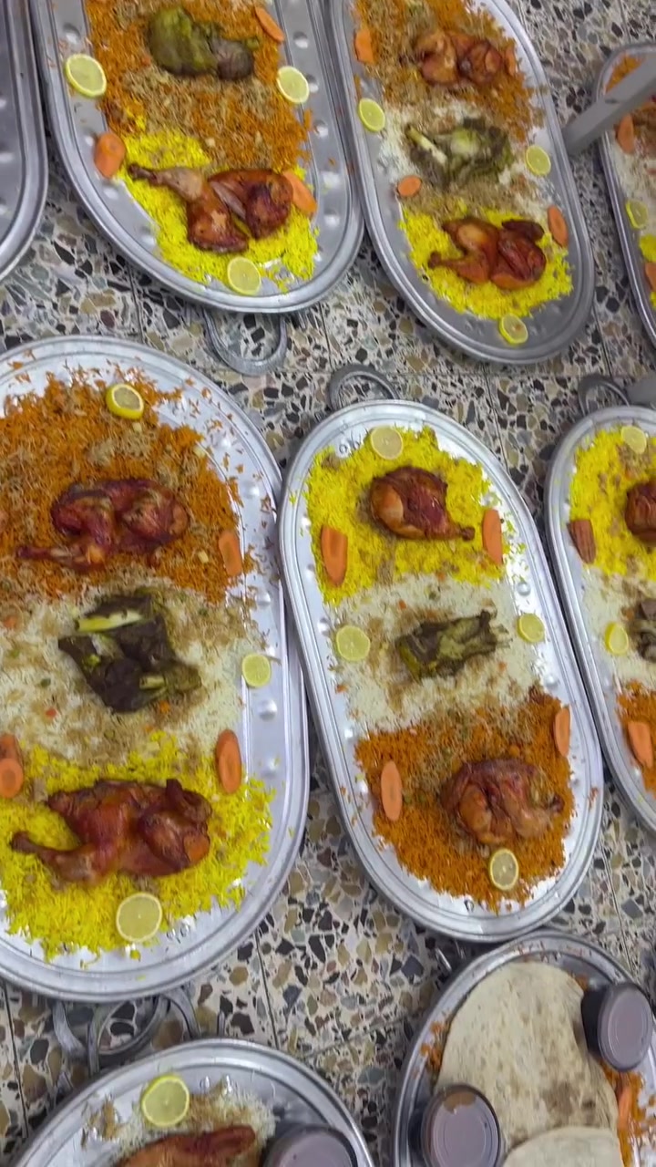 مطعم مندي الحجي 🍗🔥

عنوانا 📍: بغداد مدخل كفاءات السيدية مقابل أفران الياسمين

متوفر توصل 🚚:*********** 

 #العراق #بغداد #اكل #مطاعم #fyp
