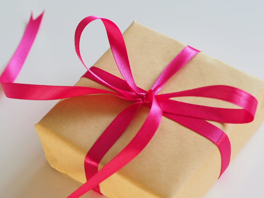 gift with pink ribbon