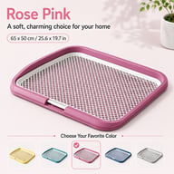 Dog Potty Tray With Removable Grating, Leak-Proof Indoor Dog Toilet For Puppy Training — view 3