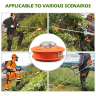 Universal Petrol Trimmer Head Replacement Strimmer Bump Feed Line Spool Cutte — view 20