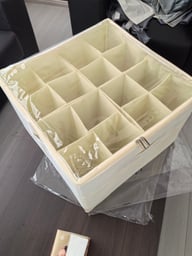 Foldable Fabric Shoe Storage Box with Dividers | Organize & Protect — view 16