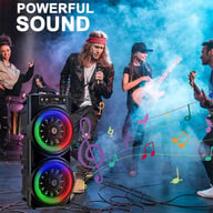 Portable Bluetooth Speaker Subwoofer with Karaoke Mic | Party Bass System — view 10