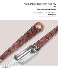 Silicone Wood-Grain Kitchen Utensil Set 12 Pieces Non-Stick Spatula — view 15