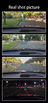 W2 Universal HUD Head-Up Display Car GPS Speedometer | Safe Driving — view 7