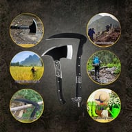 Folding Sickle & Tomahawk Axe Combo | Outdoor Garden Tool — view 9