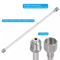 3 Pcs Airless Paint Sprayer Extension Rod 8 12 19 Extension Spray Gun Paint — view 4