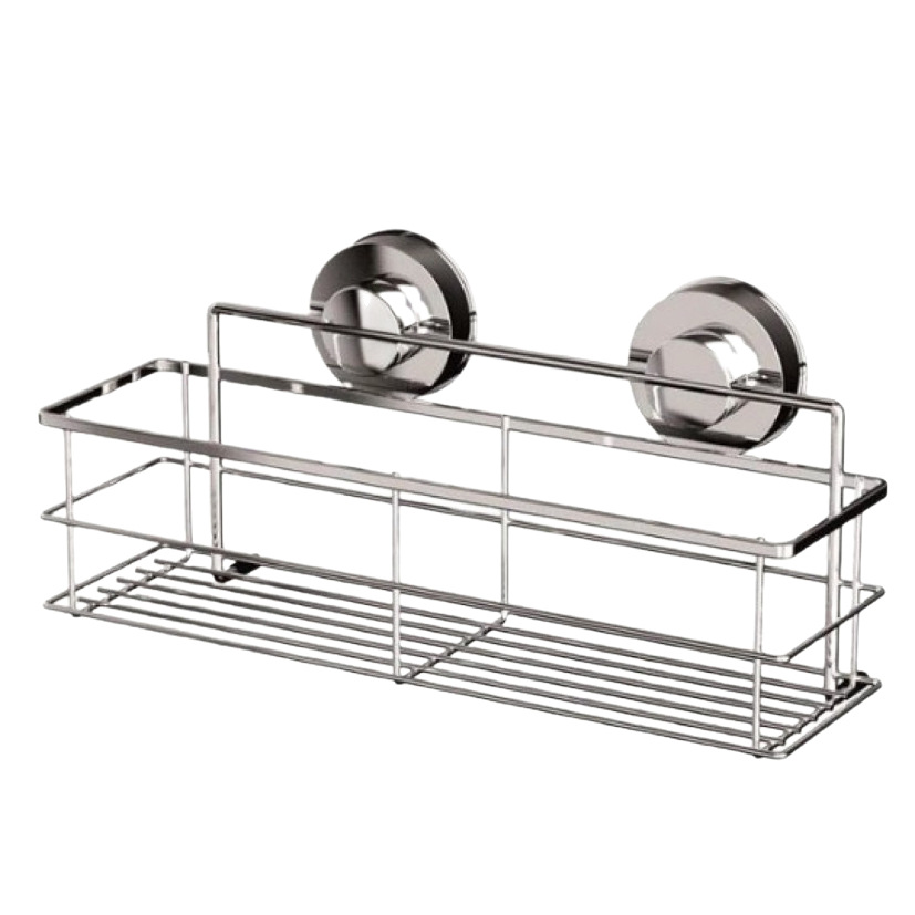 No-Drill Bathroom Shelf Cosmetic Organizer | Adhesive Wall Mount