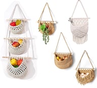 Detachable Three-Tier Kitchen Fruit And Vegetable Storage Mesh Bag — view 7