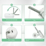 Rechargeable Portable Travel Shower Nozzle Irrigator — view 11
