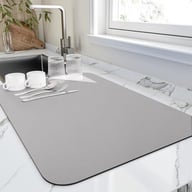 Diatomaceous Earth Kitchen Counter Drying Mat | Heat-Resistant Absorbent Pad — view 11