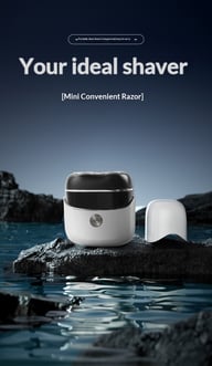 Full-body Washable Dual-head Magnetic Electric Shaver — view 2
