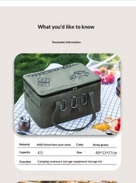 Tactical Camping Gear Storage Bag | 42L & 30L Outdoor Organizer — view 17