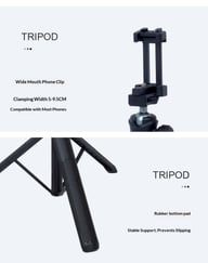 Portable Aluminum Alloy Selfie Stick For Phone Cameras — view 9