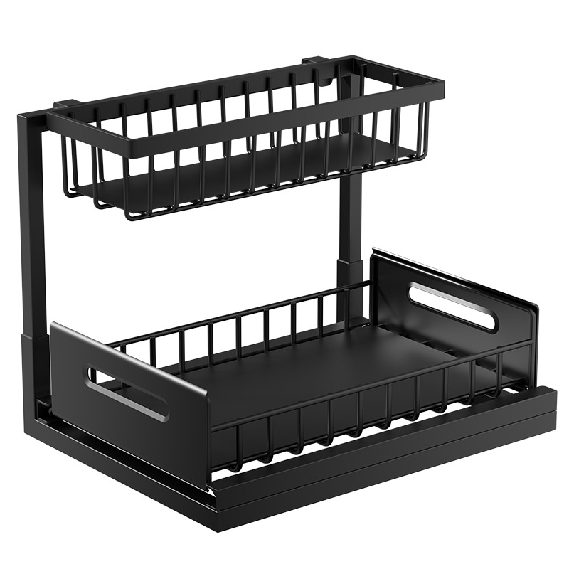 Under-Sink Storage Rack for Kitchen | Pull-Out Drawer Organizer