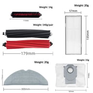 Robot Vacuum Cleaner Accessory Filter Set — view 8
