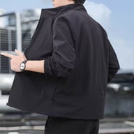 Men's Casual Stand-Up Collar Jacket | Lightweight Zip Windbreaker — view 4