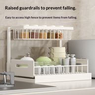 Under-Sink Storage Rack for Kitchen | Pull-Out Drawer Organizer — view 10