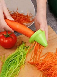 2Pcs Handheld Spiralizer Grater Shredder | Vegetable Noodle Maker — view 10