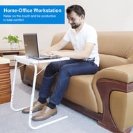 Foldable Tray Table with 6 Heights & 3 Angles | Adjustable Laptop Desk — view 8