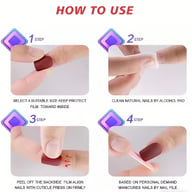 24 PCS Diamond Snake Coffin Press-On Nails | Rhinestone Nail Art — view 7