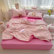 Summer Cooling Quilt Double-Size | Lightweight Breathable Bedding — view 12