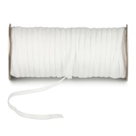 5mm 75 Yards White Flat Elastic Band | Resistance Band for Sewing — view 1