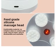 English Mini Octopus Head Massager | Rechargeable Scalp Kneading Device — view 12