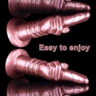 Hand-Shaped Silicone Insertable Toy | Premium Rose Gold Design — view 16