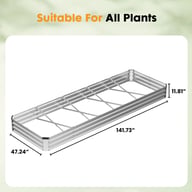 Galvanized Raised Garden Bed | Rust-Resistant Steel Planting Box — view 18