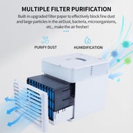 USB Portable Mini Silent Cooler | Personal Air Cooler & Humidifier — view 6