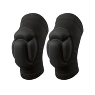 Pair of protective knee pads with segmented sponge padding design