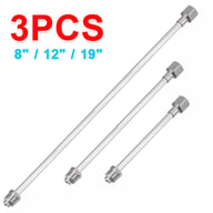 3 Pcs Airless Paint Sprayer Extension Rod 8 12 19 Extension Spray Gun Paint — view 3
