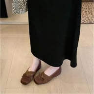 Women Vintage Ruffle Ballet Flats with Cross Band Bow | Comfort Daily Wear — view 8