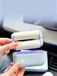 Portable Pet Hair Remover With Lid | Reusable Lint Roller — view 4